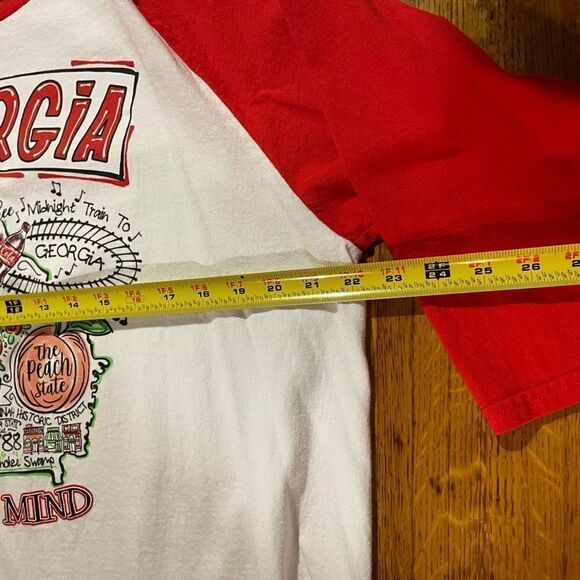 Gildan Georgia Bulldogs Top White with design XL NWOT - Picture 7 of 9